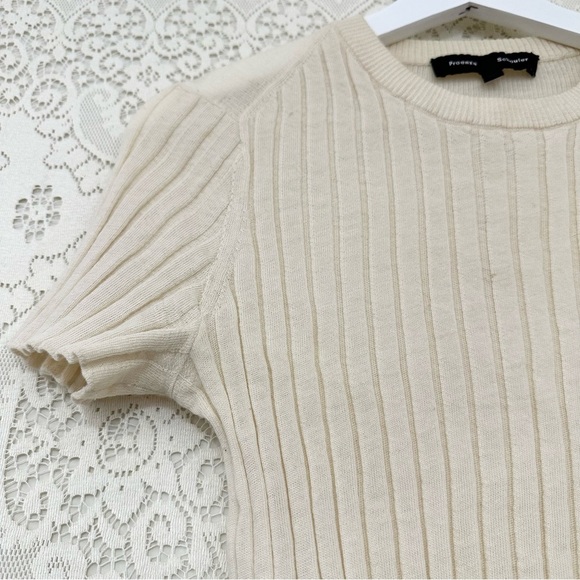 Proenza Schouler Ribbed Wool Crop Top - Picture 2 of 10